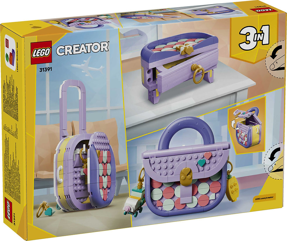 Thumbnail: LEGO Creator 3 in 1 Art Fashion Bag with Storage 31391