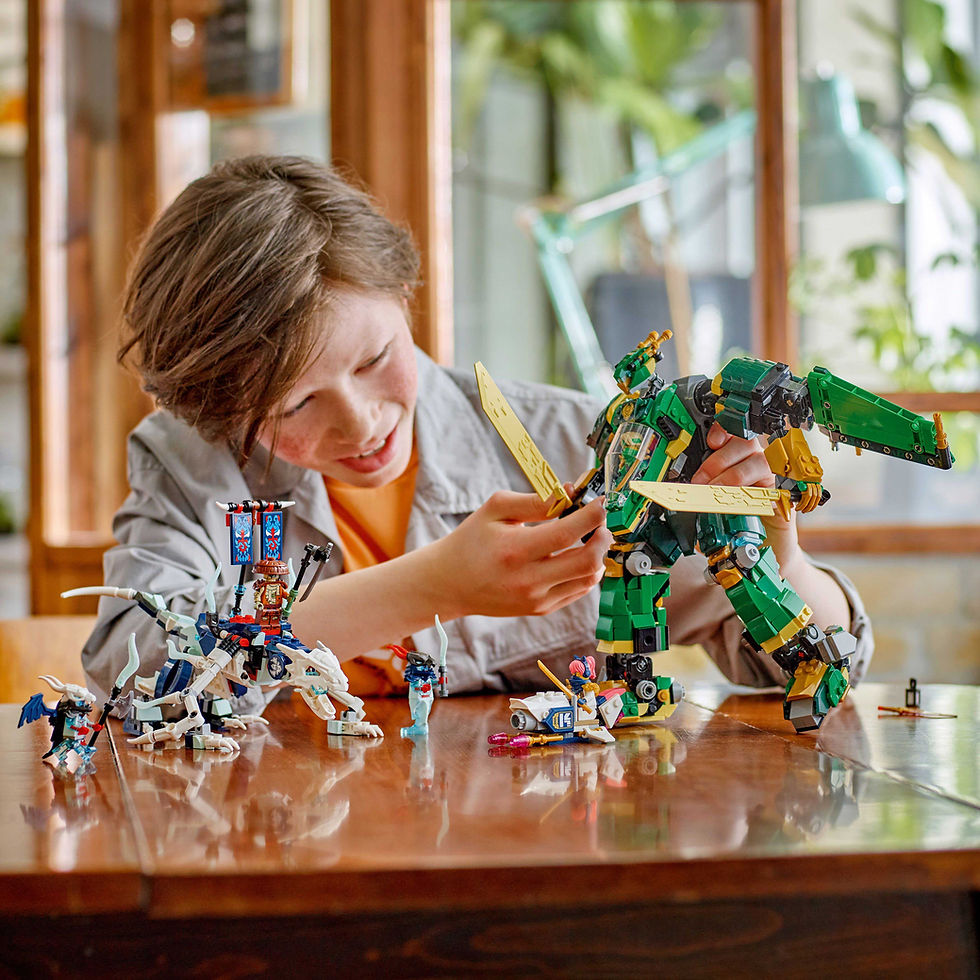 Thumbnail: LEGO NINJAGO Lloyd’s Jet Mech Ninja Toy 71845