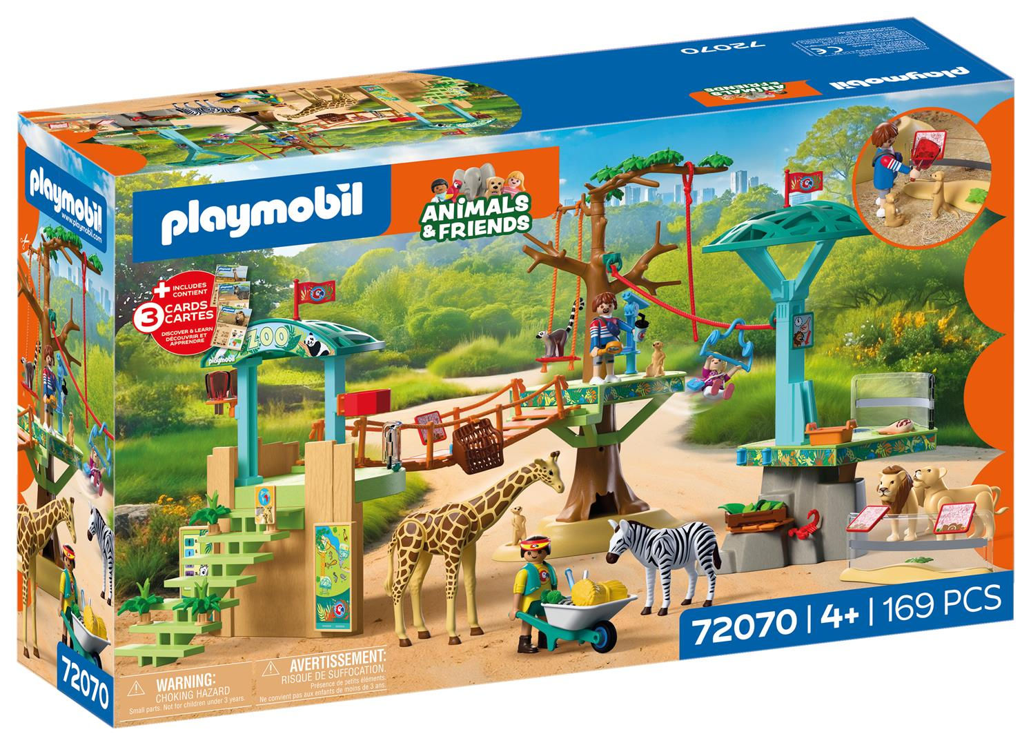 PLAYMOBIL Animals & Friends Zoo: Wilderness Climbing Park 72070