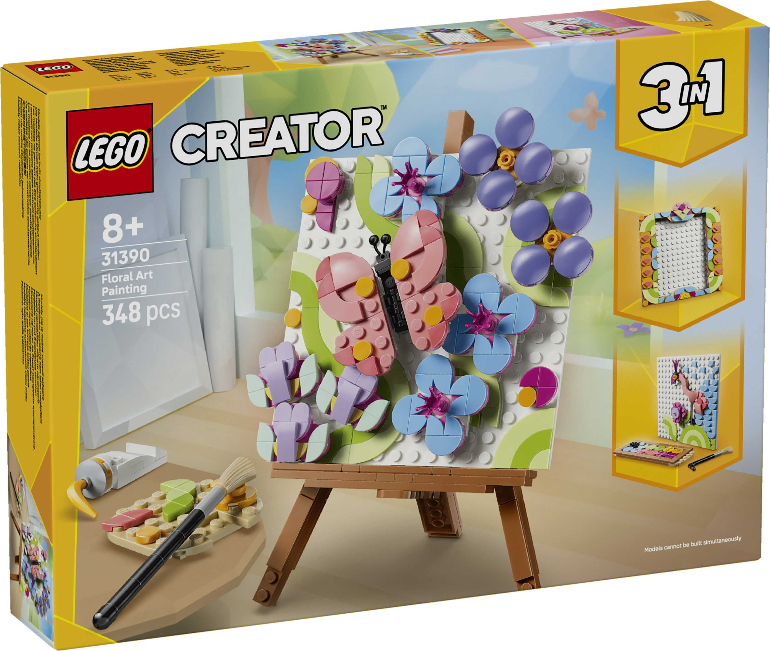 LEGO Creator 3 in 1 Floral Art Decor Painting 31390