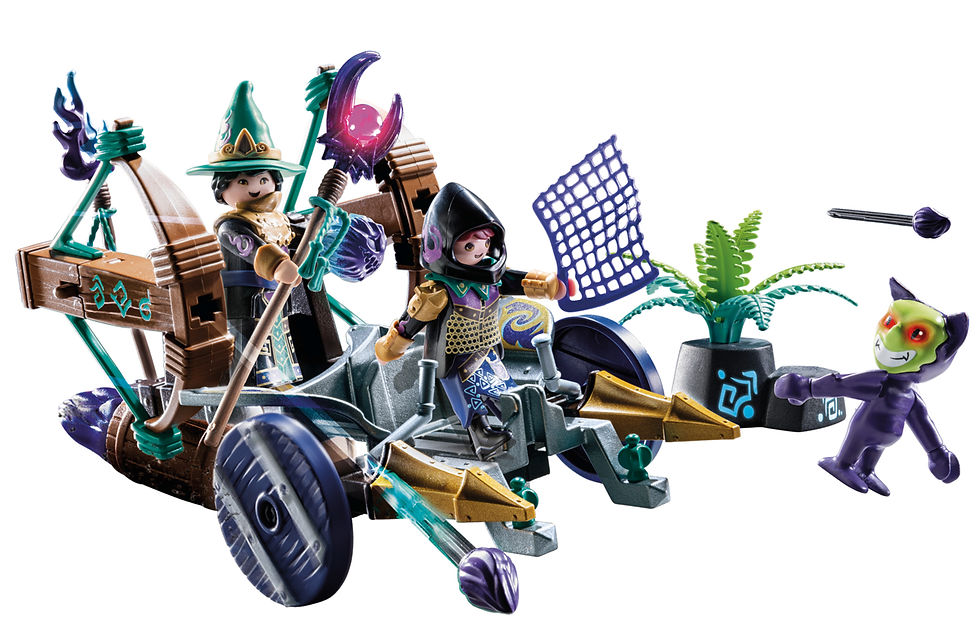 Thumbnail: PLAYMOBIL Novelmore Άμαξα με Κυνηγό Τεράτων 70748