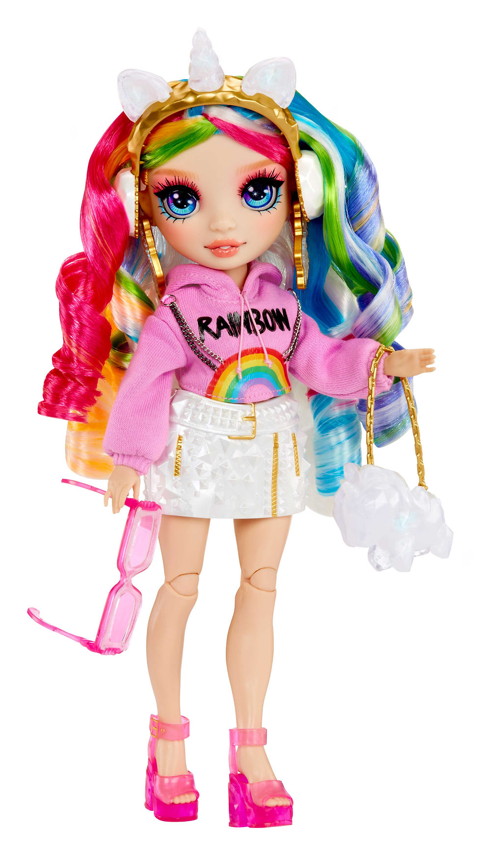 Thumbnail: Rainbow High Creative Crystals Fashion Doll- Amaya 121411