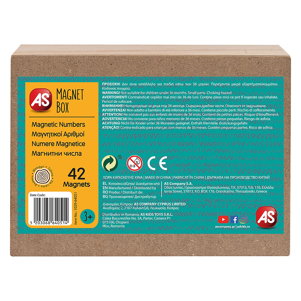Thumbnail: AS Magnet Box - Μαγνητικοι Αριθμοι 1029-64051