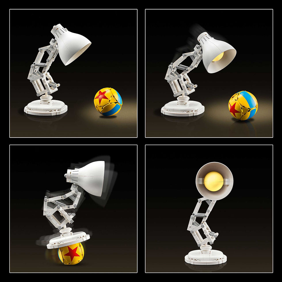 Thumbnail: LEGO Ideas Disney Pixar Luxo Jr. Buildable Display Model 21357