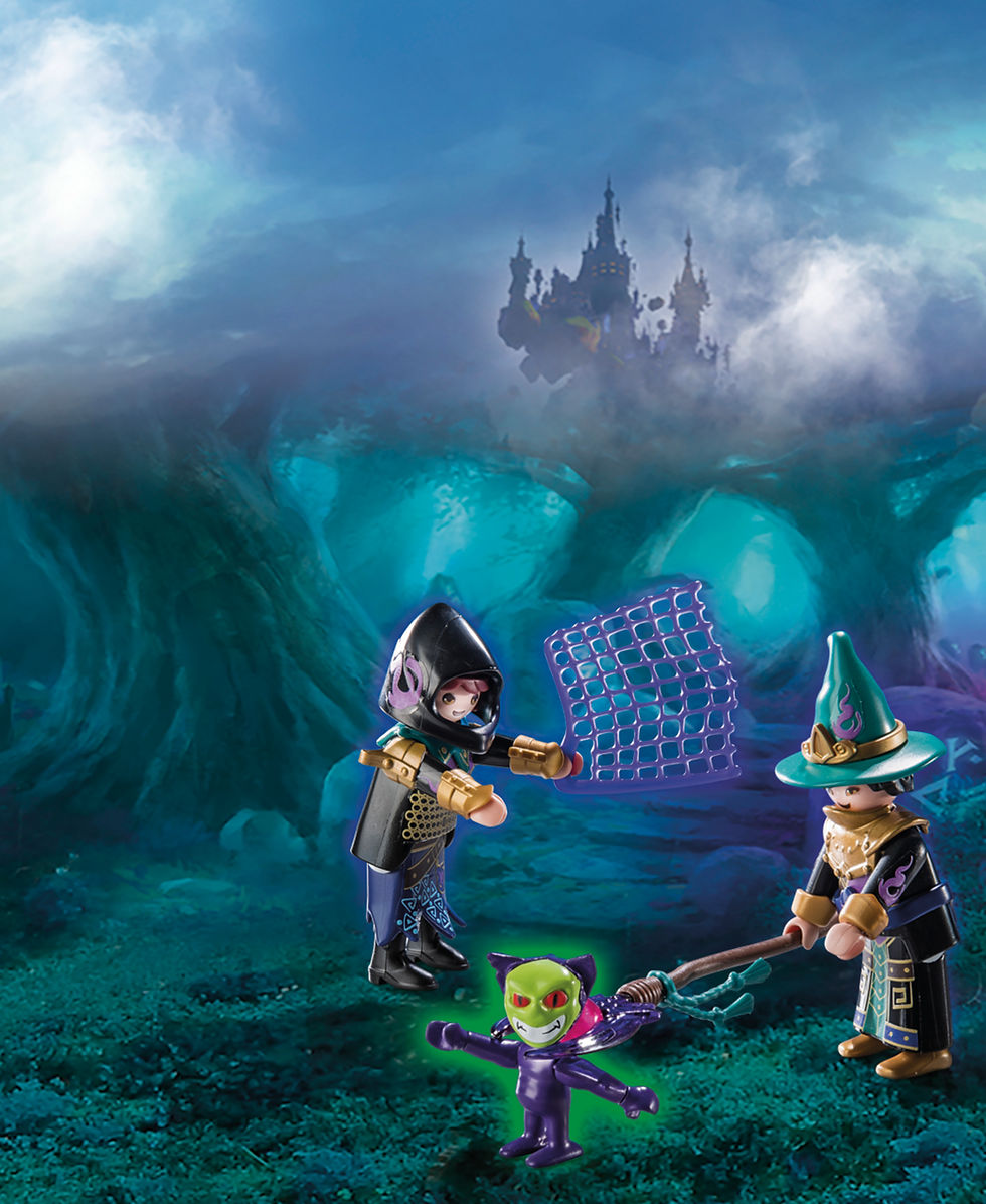 Thumbnail: PLAYMOBIL Novelmore Άμαξα με Κυνηγό Τεράτων 70748