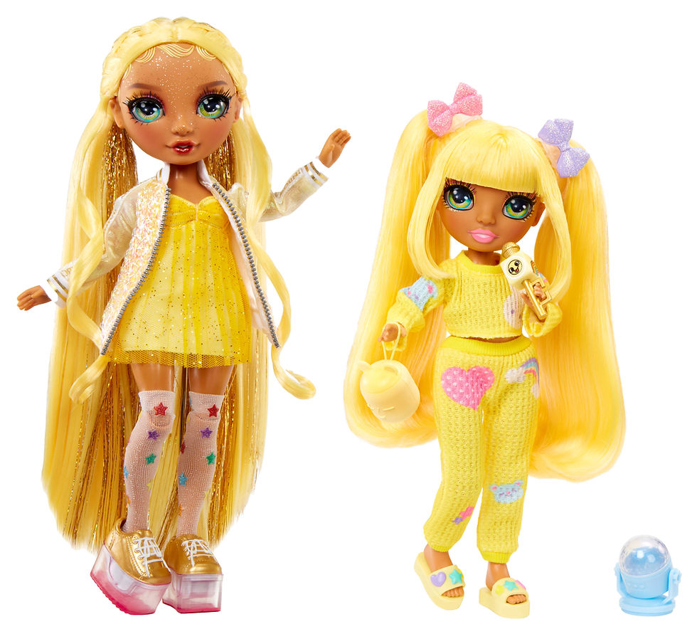 Thumbnail: Rainbow High Junior High PJ Party Sunny Doll 503682