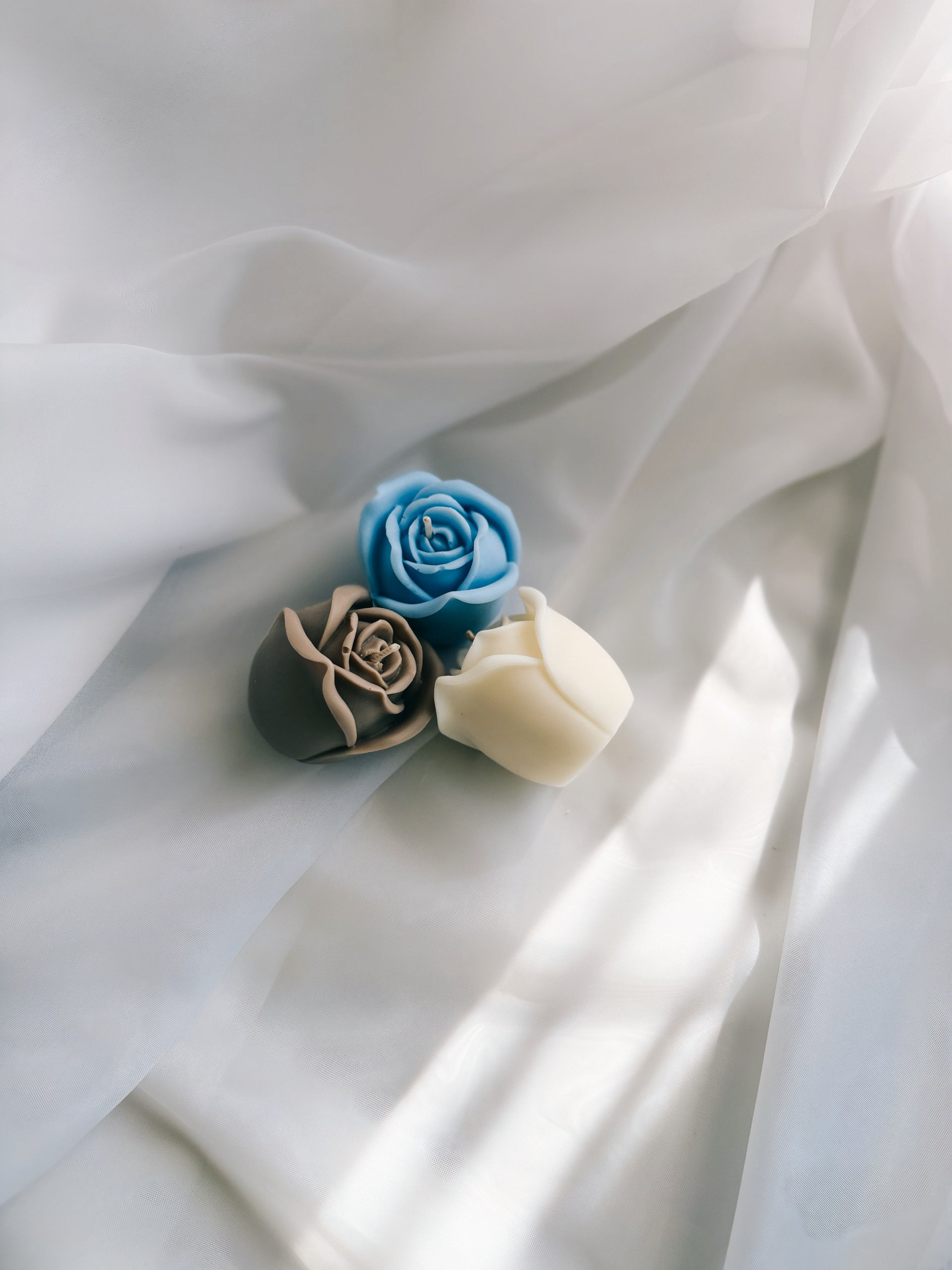 Rosen Kerzen im Set