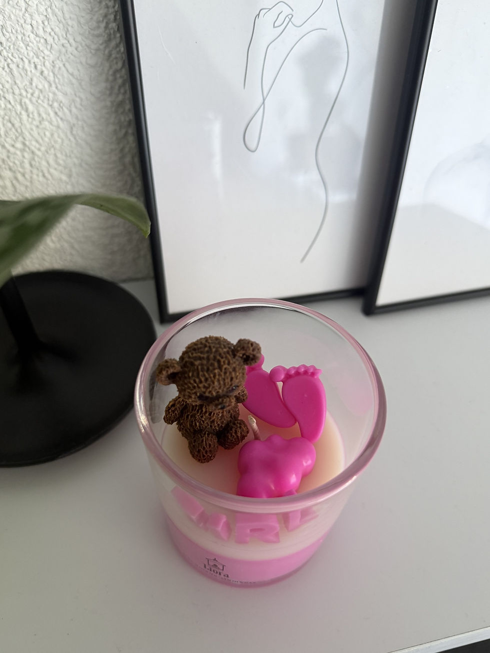 Miniaturbild: Kinderkerze girl in pink im Glas