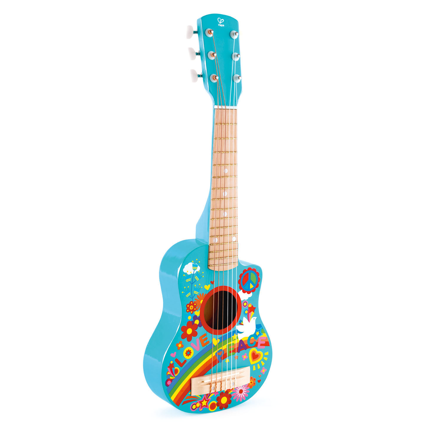 Guitare flower power