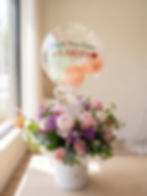 Signature Hat Box & Balloon Arrangement