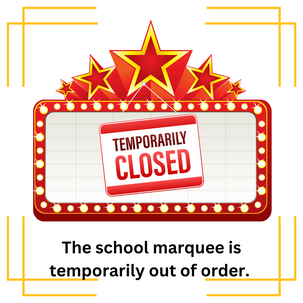 Marquee is down