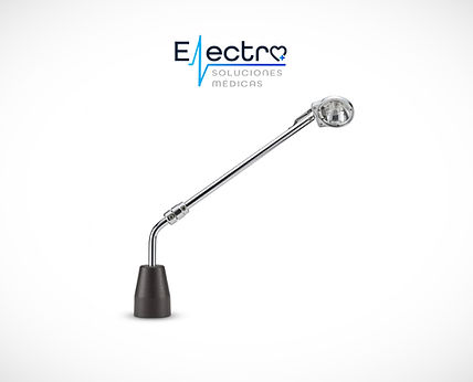 Iluminador para laringe de 3.5 v transmisión de luz por fibra óptica para luz distal fría.