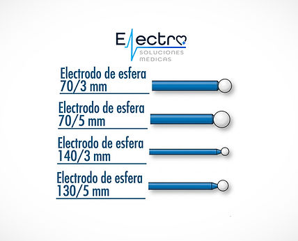 Electrodo de esfera para lápiz electroquirúrgico modelos BQ70W3 BQ70W5 YQ140W3 YQ130W5 electrocirugía
