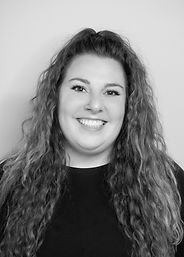 A black and white headshot photo of McKenzie Lukacs.