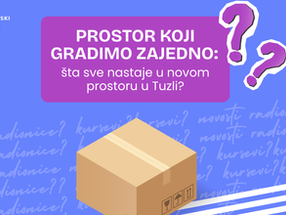 Prostor koji gradimo zajedno: šta sve nastaje u novom Prostoru za mlade u Tuzli?