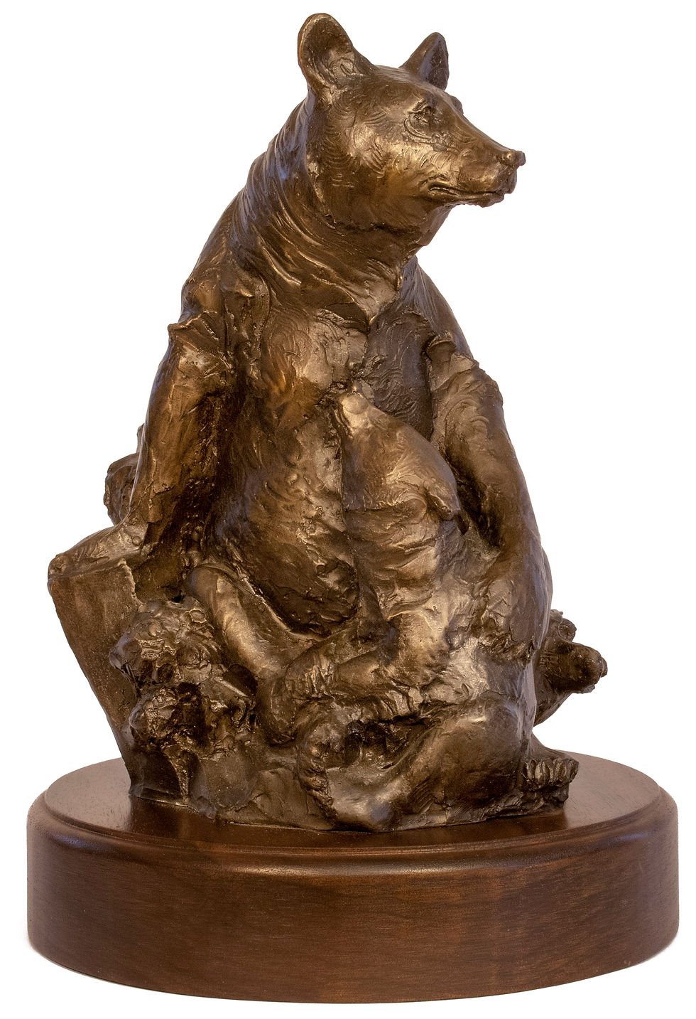 Bear and Cub Sculpture