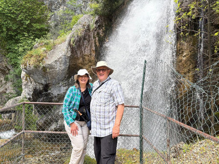 Waterfalls and Sheep
