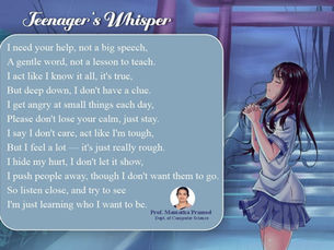 Teenager's Whisper