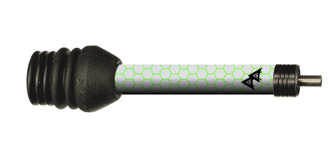 APA Stabilizer Wrap - Reflective Hex Series Green Outline