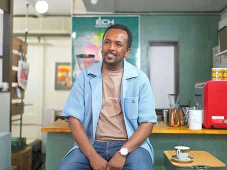 Ethiopian Coffee House代表のダウィット