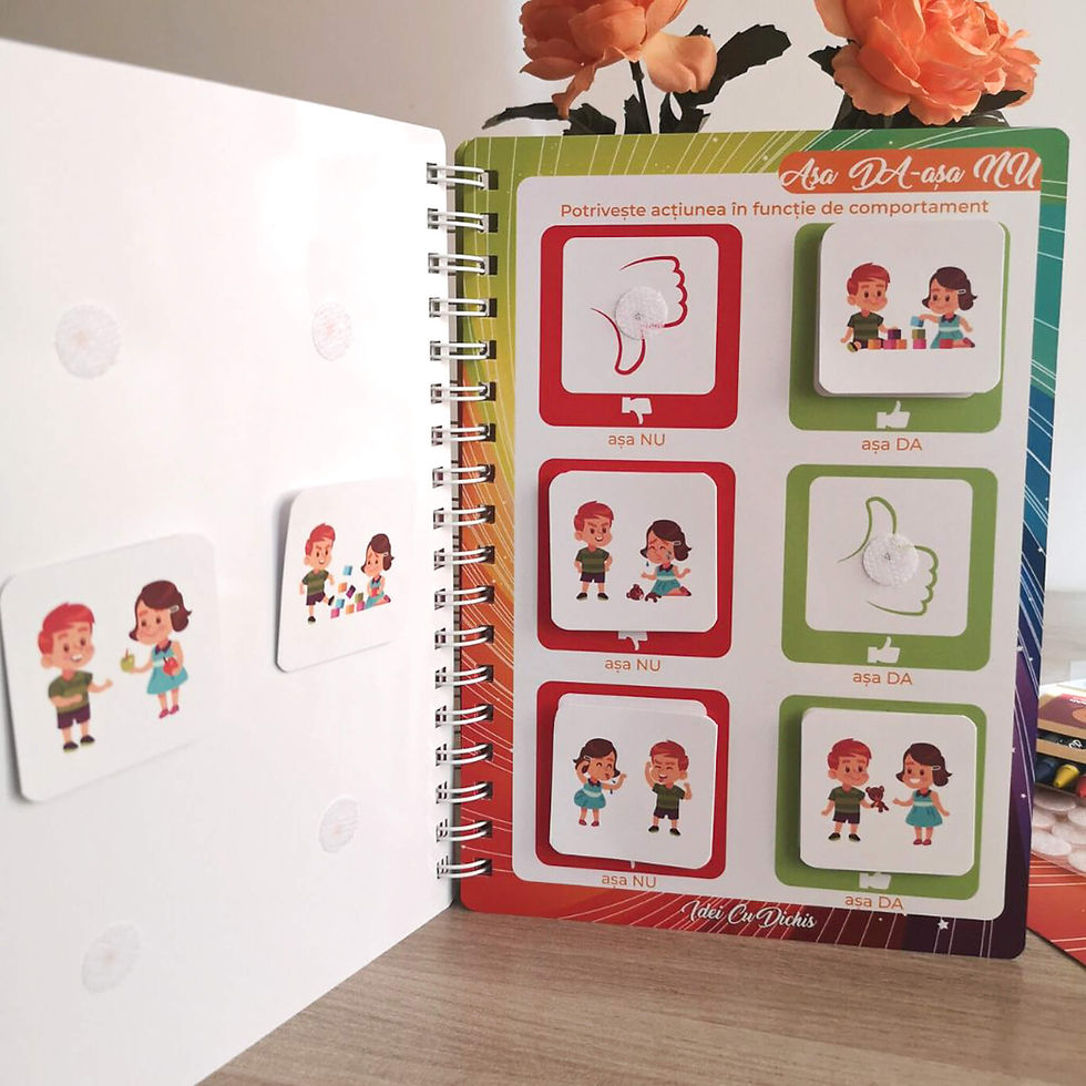 Miniatură: Caietul PORTOCALIU cu activitati