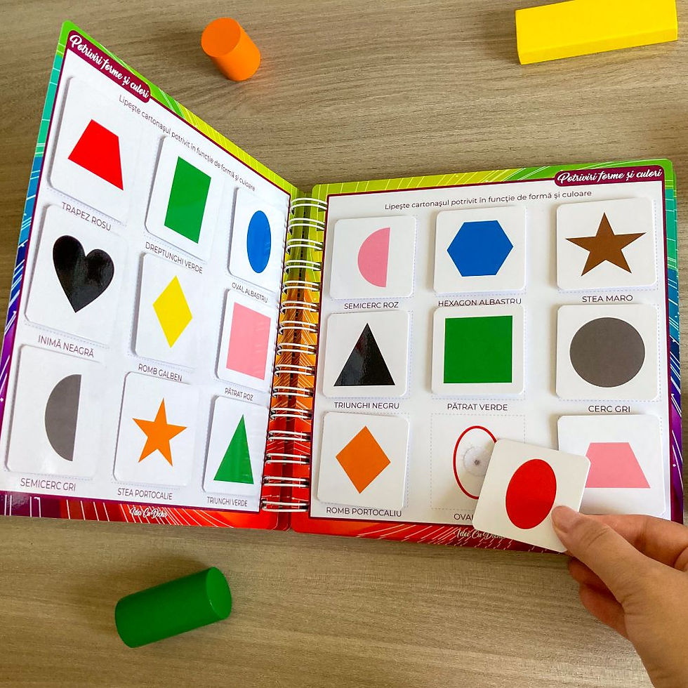 Miniatură: SET Caiete cu FORME si CULORI