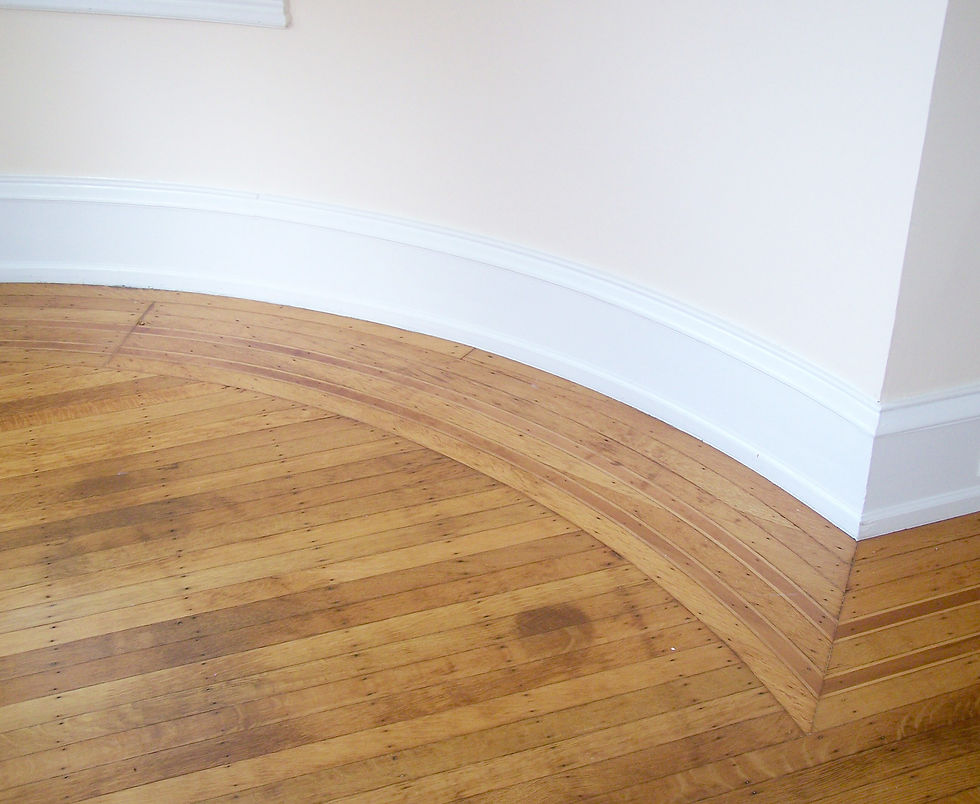 Curved Wooden Floor