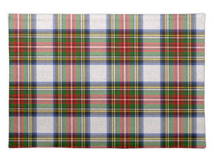 Best Deals! Stewart Royal Dress Plaid Scottish Pattern Cloth Placemat