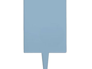 Big Deals! Solid color plain pastel pale blue cake topper