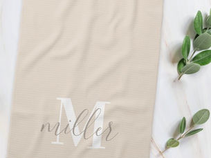 Big Deals! Personalized Family Name Kitchen Hand Towel