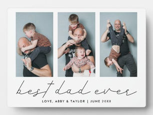 Best Deals! Modern Photo Collage Best Dad Ever Keepsake Plaque