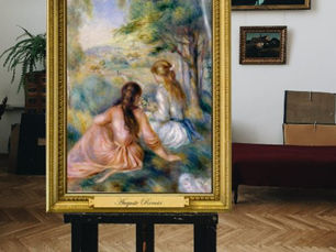 Best Price! In the Meadow, Pierre-Auguste Renoir Canvas Print