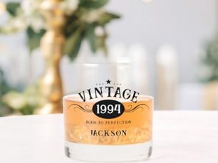 Top 5! Vintage 1994 30th Birthday Whiskey Glass