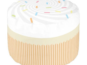 Top 5! Vanilla Sprinkle Cupcake Pouf