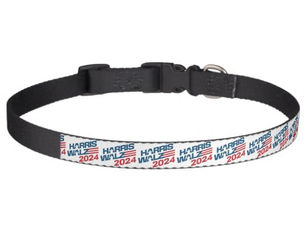 Review Harris Walz 2024 Election Pet Collar