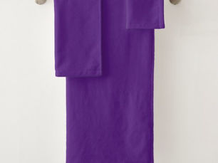 Best Price! Stylish Modern Royal Purple Solid Color Custom Bath Towel Set