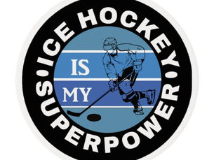 Best Deals! Ice Hockey Is My Superpower Edible Frosting Rounds