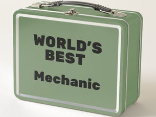 Hot Review! World's Best Mechanic Metal Lunch Box