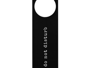Best Deals! Minimal Typewriter | do not disturb Door Hanger