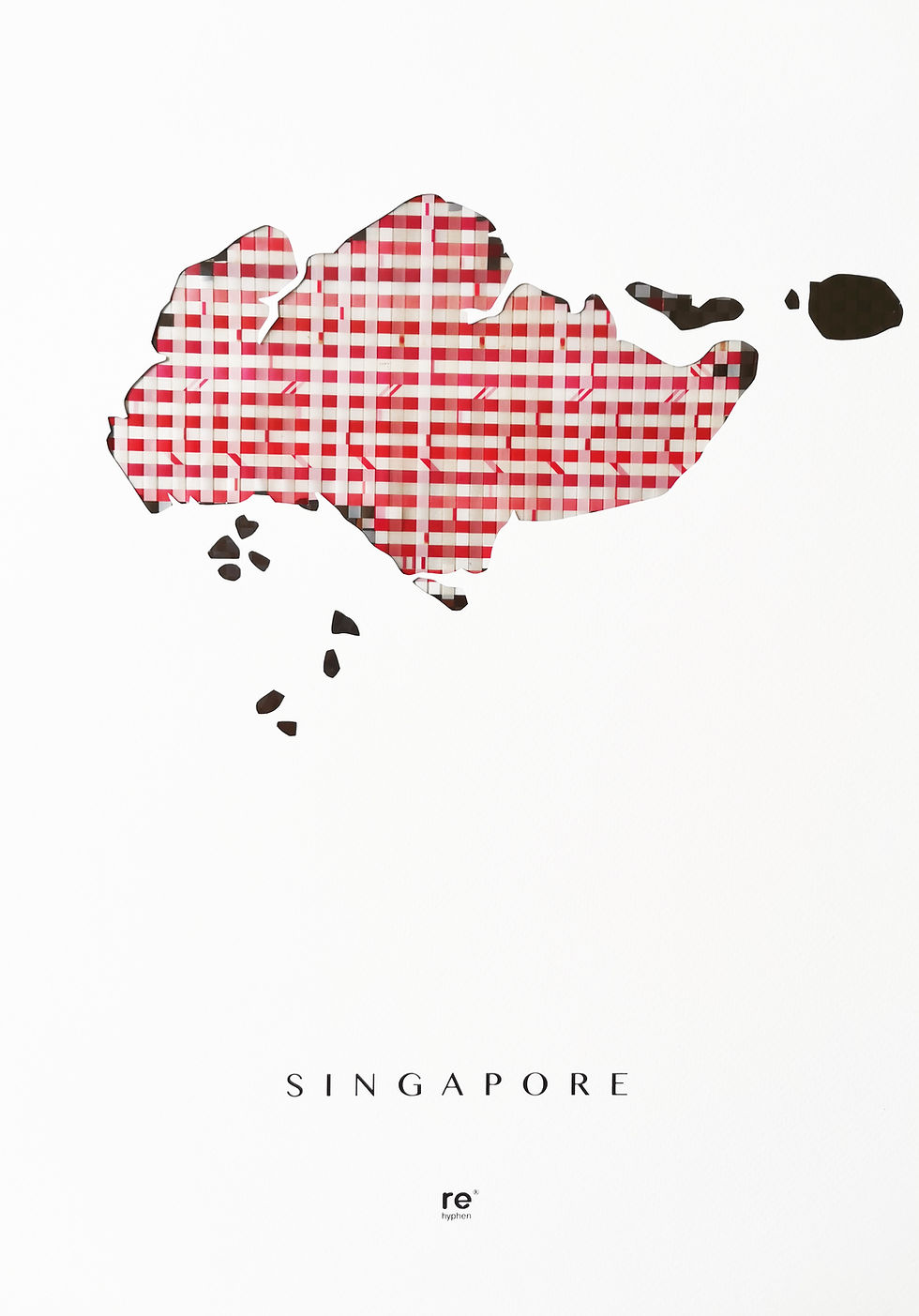 Thumbnail: neon Singapore city map poster
