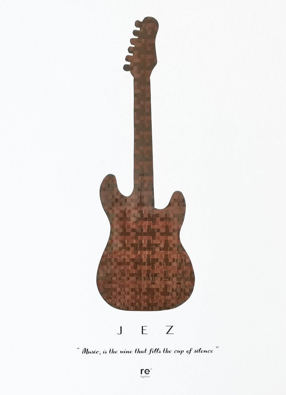 Thumbnail: Guitar weaved of cassette tapes _ rehyphen