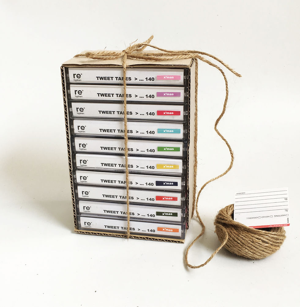 Thumbnail: Blank greeting card set cassette tapes