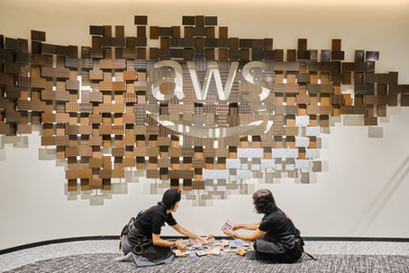 Puzzle Art | Amazon Office Wall Art Installation Awardee