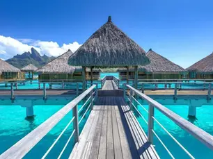 photo d'un hotel a bora bora