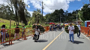 Atención que, con motivo del Desfile Infantil de Silleteritos, habrá cierre total en la vía principal de Santa Elena el domingo 20 de julio, entre las 9:00 a.m. y las 2:00 p.m