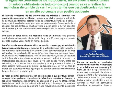 EL RESPETO POR LOS DEMÁS EN LAS VÍAS