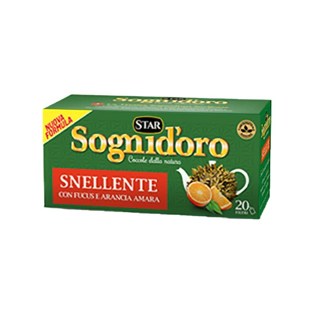 Sognid'oro le Tisane Snellente

Arancia amara  20 x 2 g |
