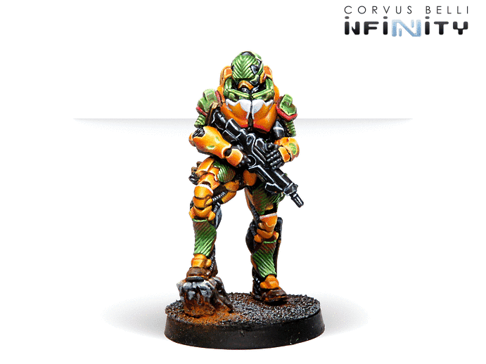 Миниатюра: Набір мініатюр для Infinity — Invincible Army (Sectorial Starter Pack)