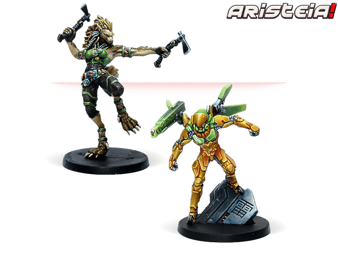 Миниатюра: Набір мініатюр для Infinity — Aristeia!: Double Trouble Expansion Set (EN)