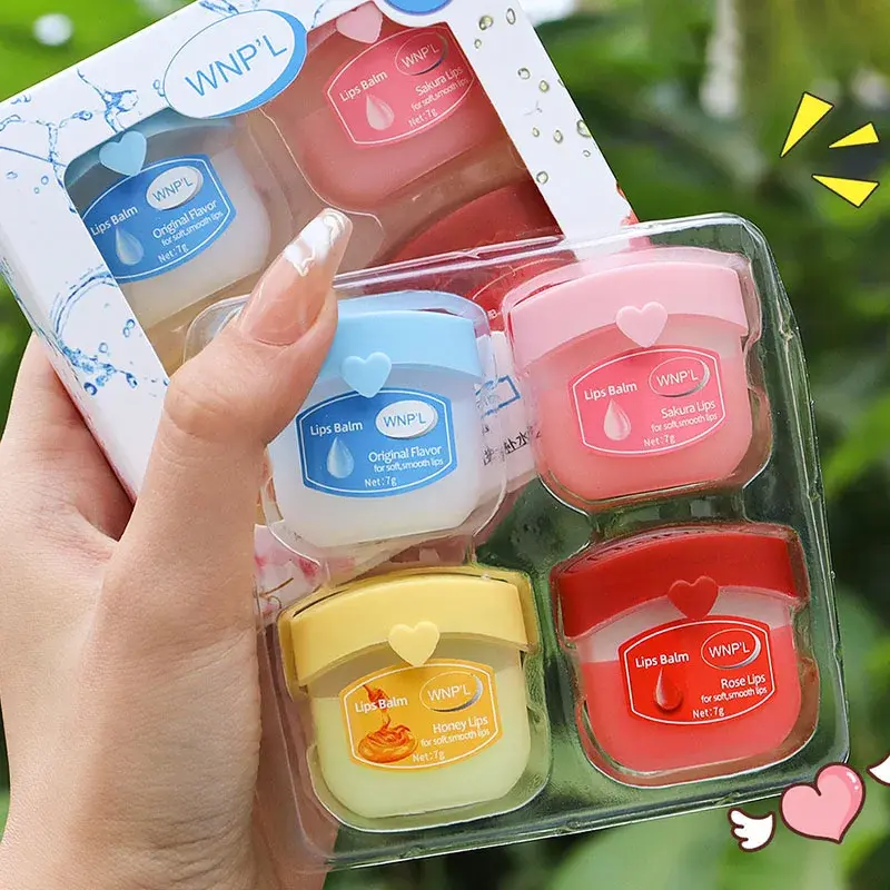 Thumbnail: New 4/6/8pcs Moisturizing Lip Balm Sets Lipstick Makeup Natural Plant Base